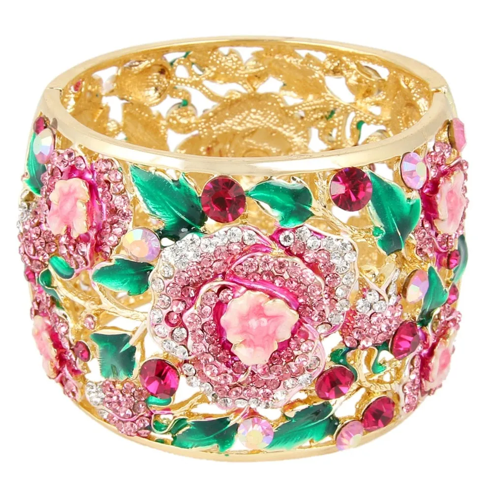 Enamel Flower Rose