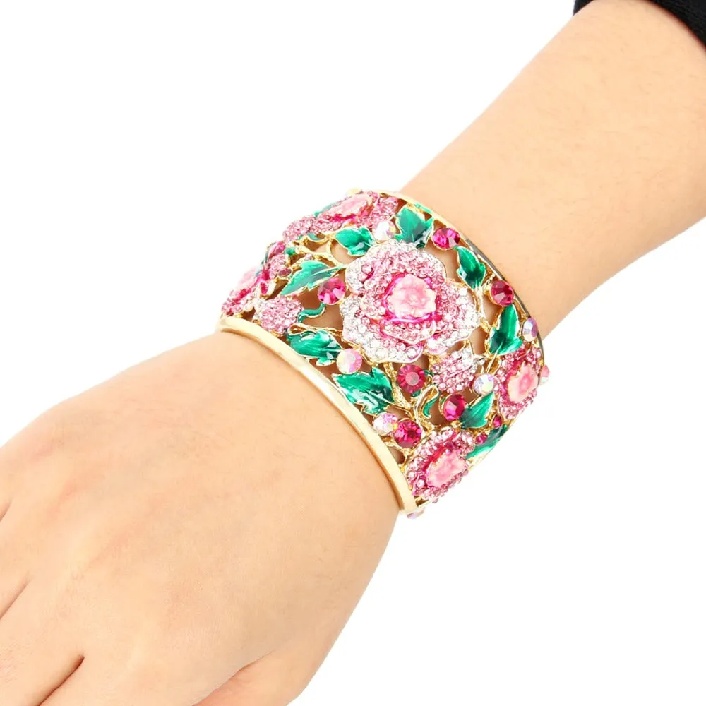 Enamel Flower Rose