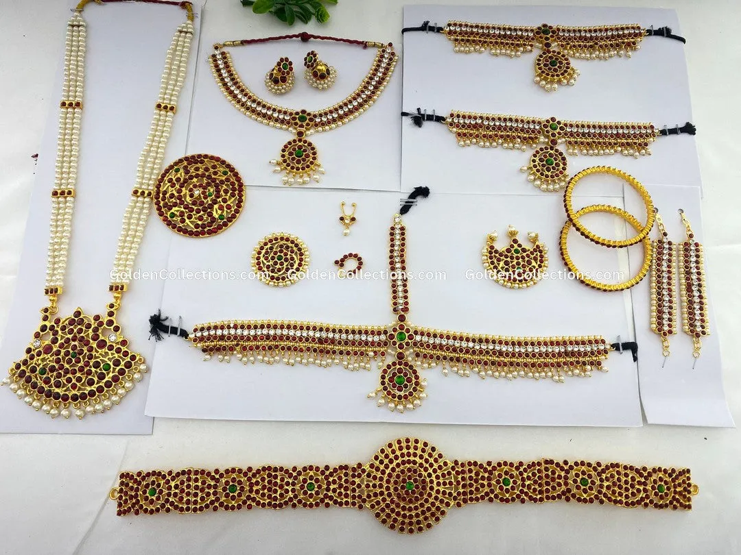 Ethnic Bharatanatyam Dance Jewellery GoldenCollections BDS-022