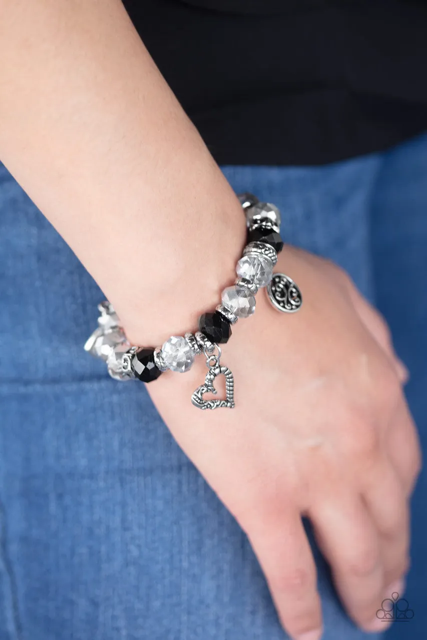 Fabulously Flirty Black Paparazzi Bracelet