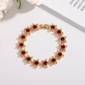 Fashion Gift Bracelet Artificial Rhinestone Alloy Bracelet