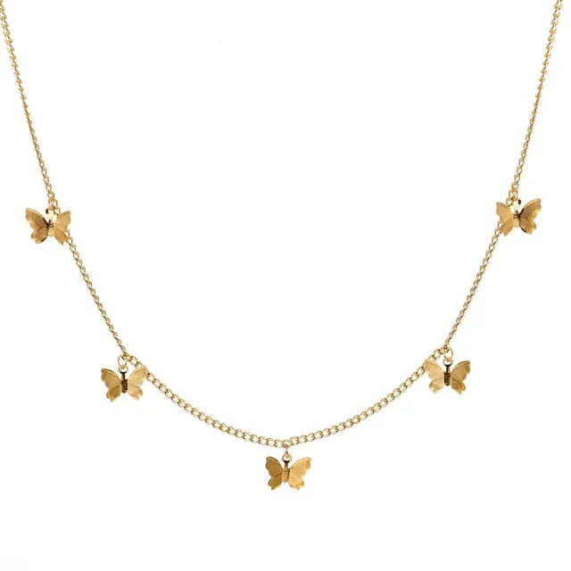Fashion Thick Chain Toggle Clasp Necklaces
