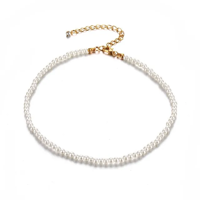 Fashion Thick Chain Toggle Clasp Necklaces