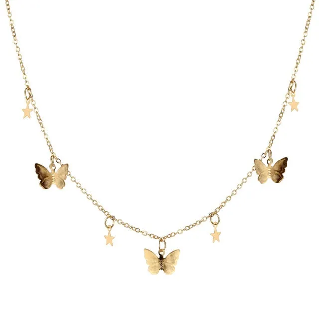 Fashion Thick Chain Toggle Clasp Necklaces