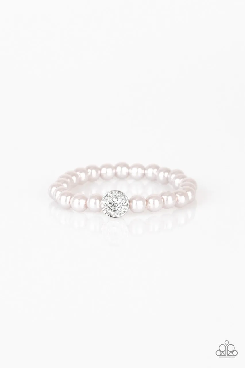 Follow My Lead Silver Paparazzi Bracelet