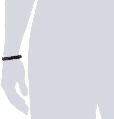 Fossil Braided Leather Bracelet