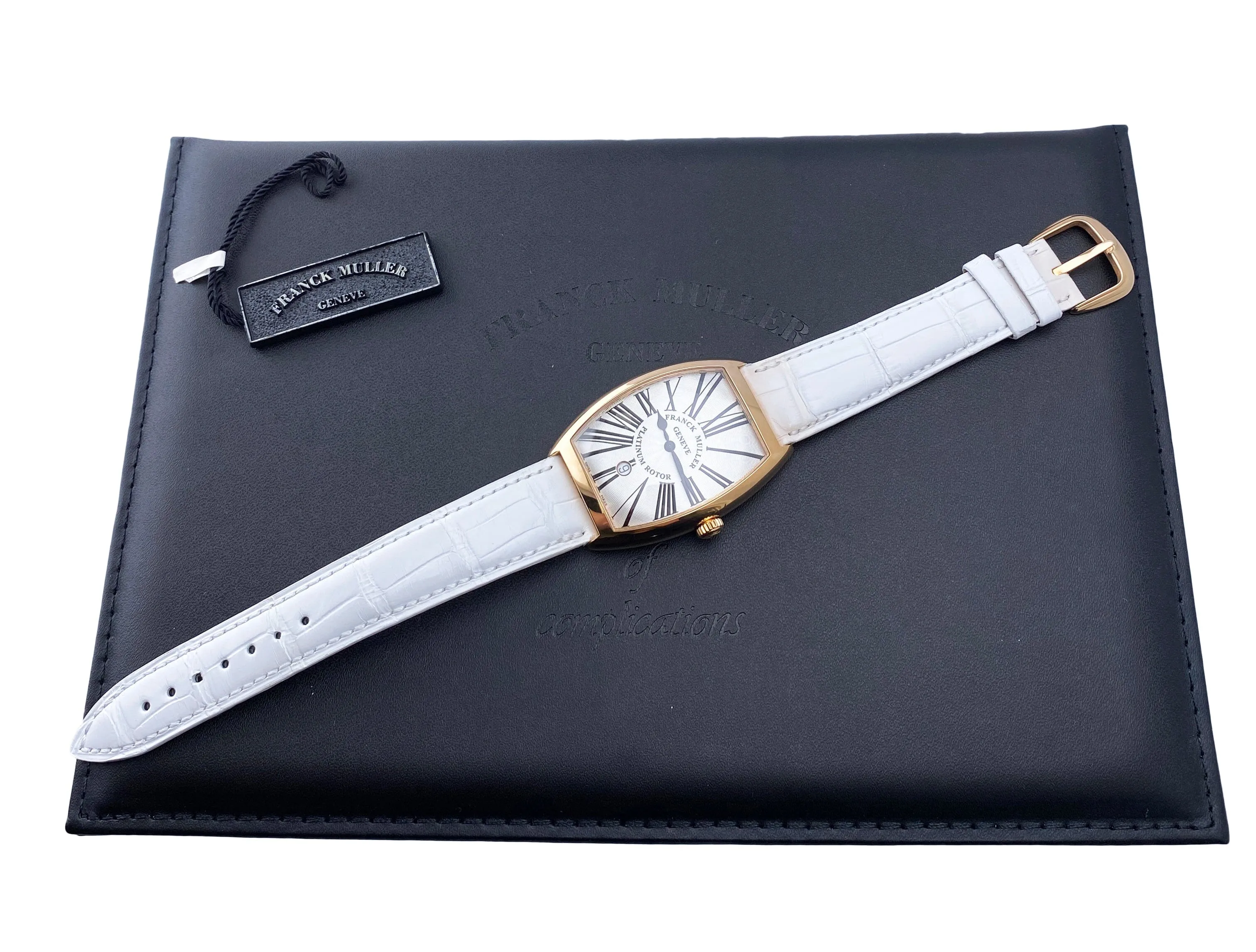 Franck Muller Cintree Curvex 6850 B SC DT RA Mens Watch With Papers