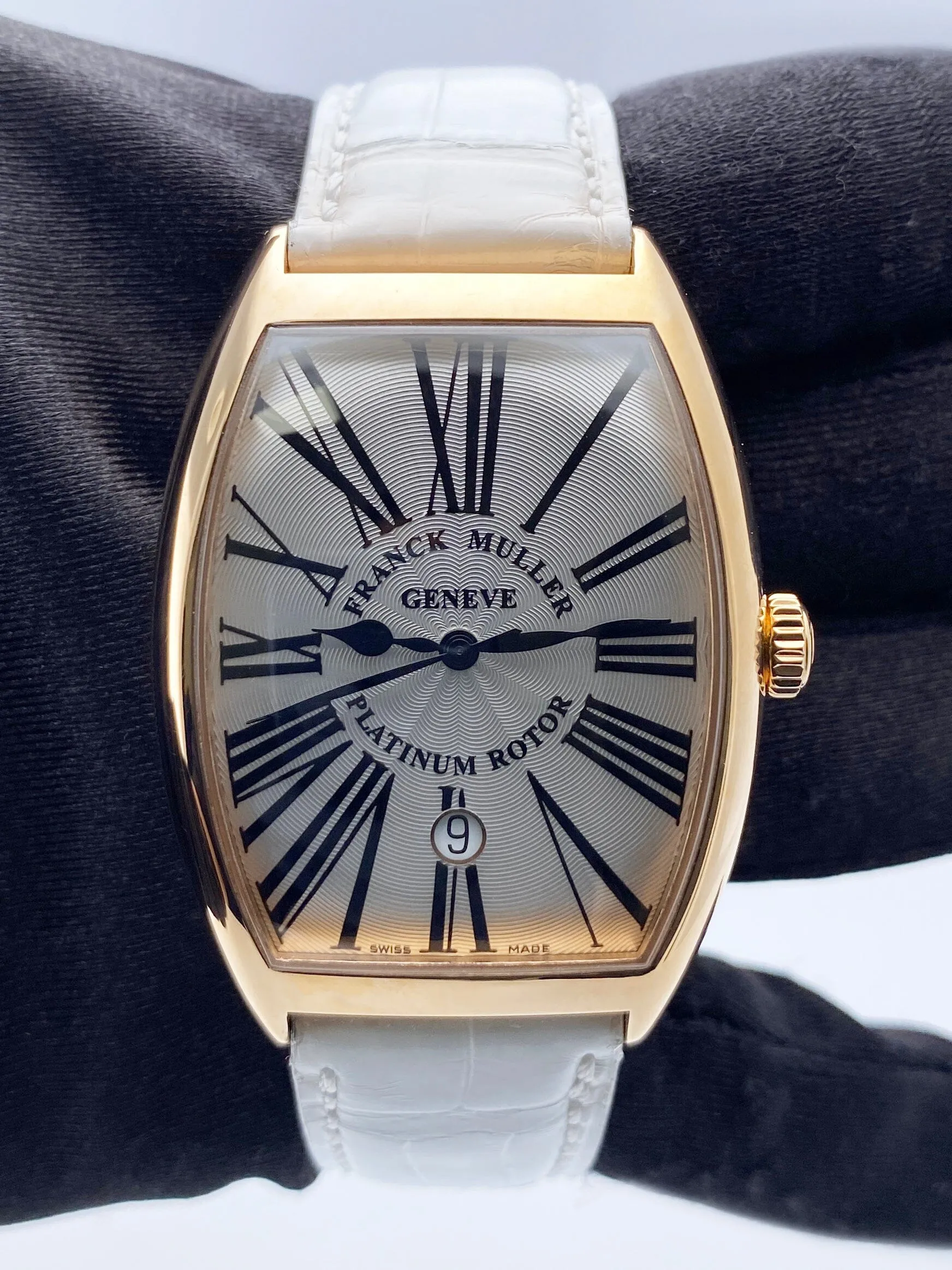 Franck Muller Cintree Curvex 6850 B SC DT RA Mens Watch With Papers