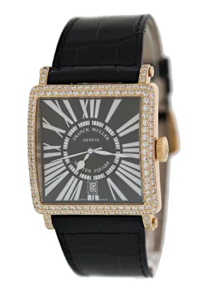 Franck Muller Master Square 6000 H SC D Ladies Watch Original Papers