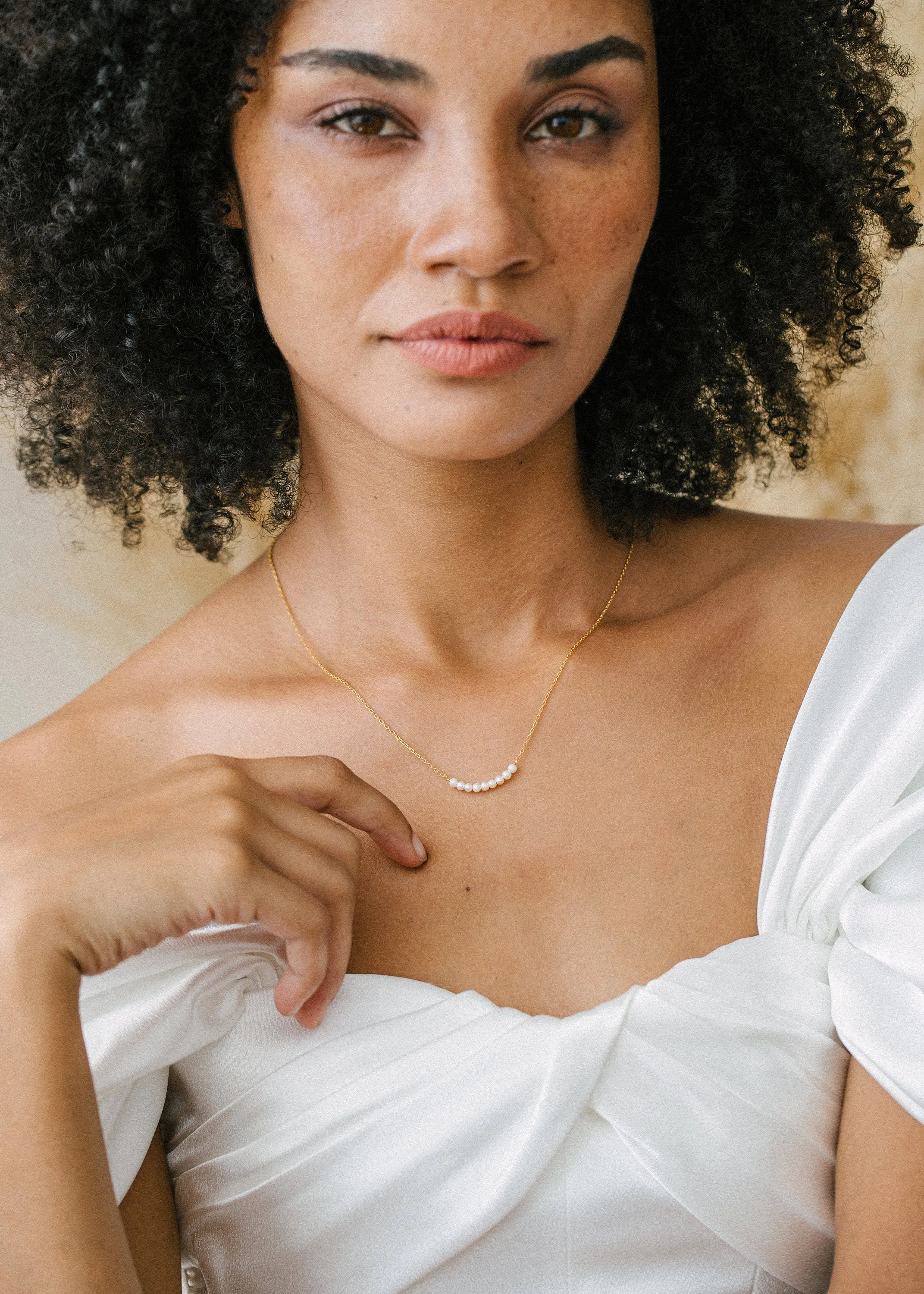 Friendship Circle Necklace  - Pearl Necklace