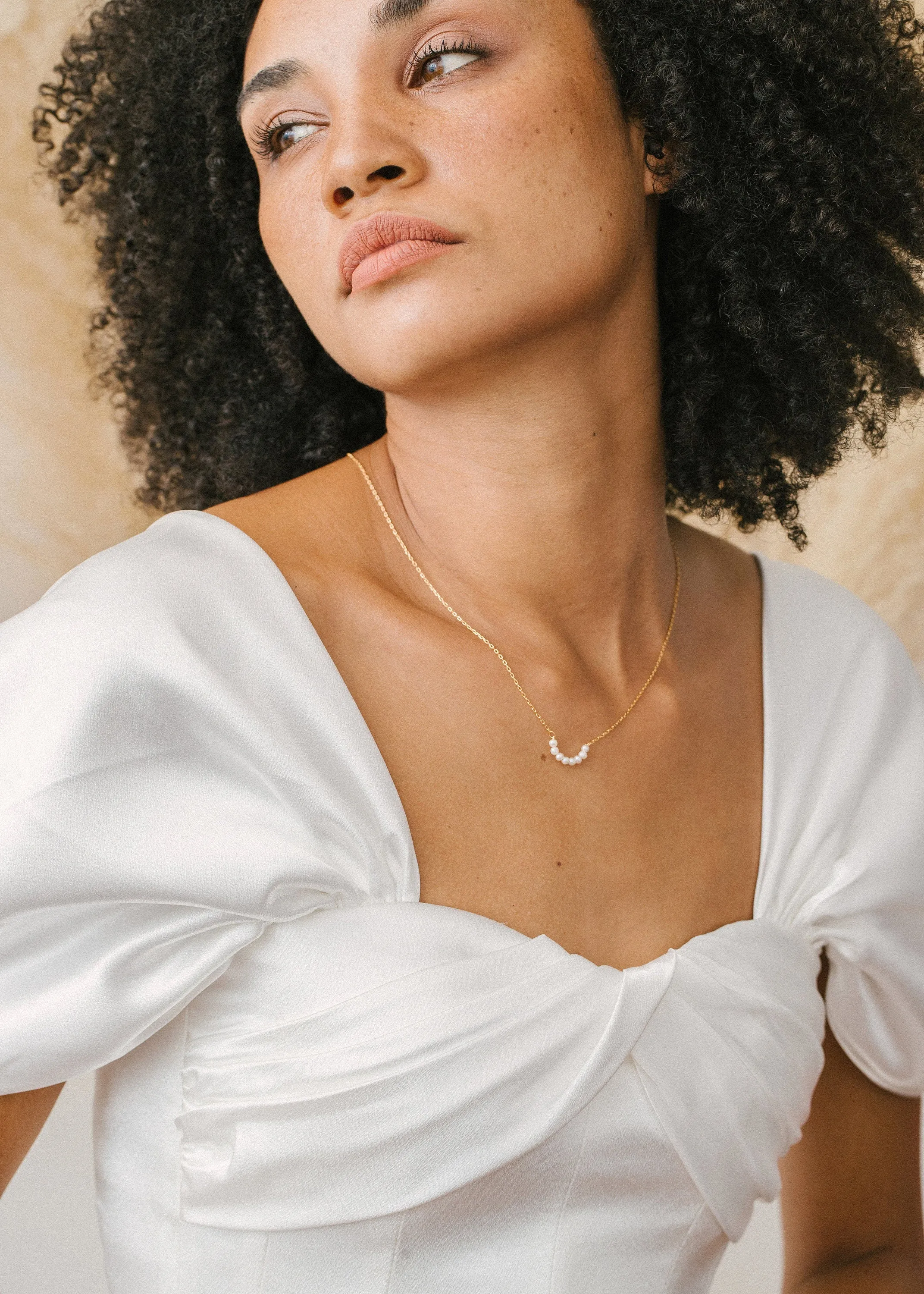 Friendship Circle Necklace  - Pearl Necklace