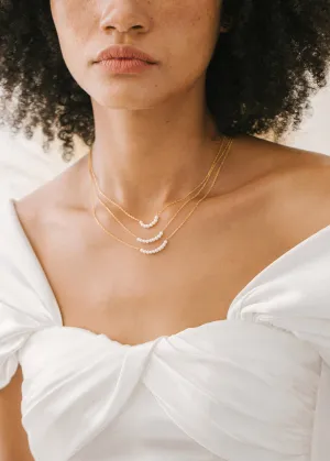 Friendship Circle Necklace  - Pearl Necklace