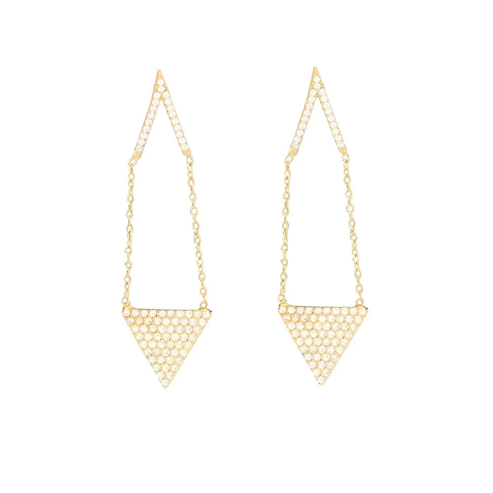 Geneva Earrings Gold (WS)