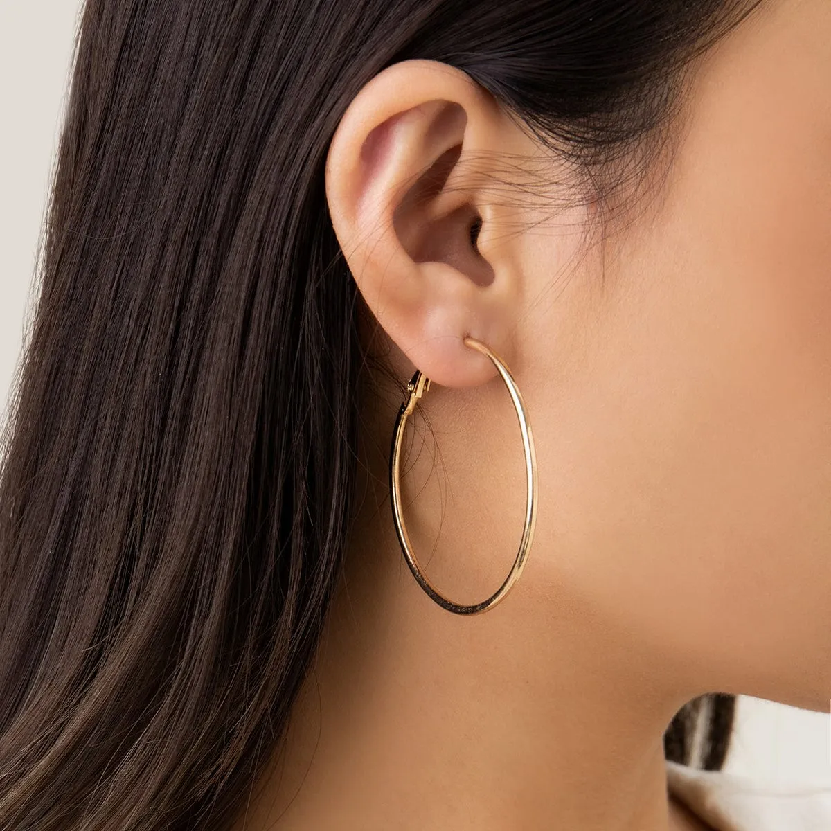 Geometric 12 Pieces Cross Butterfly Chunky Hoop Stud Earrings Set