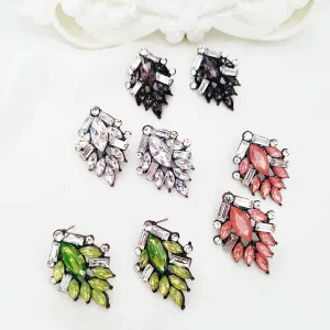 Geometric Bohemia Color Acrylic Crystal Earrings