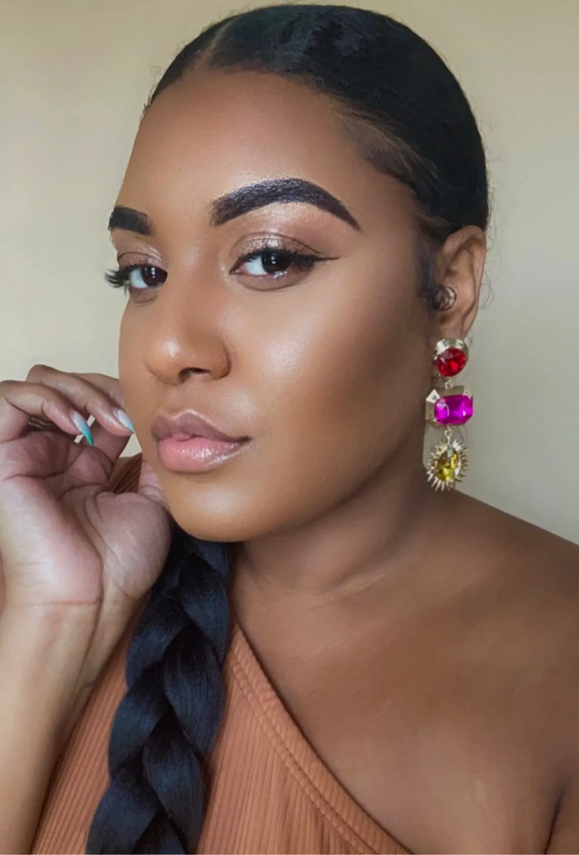 Geometric Drop Earrings