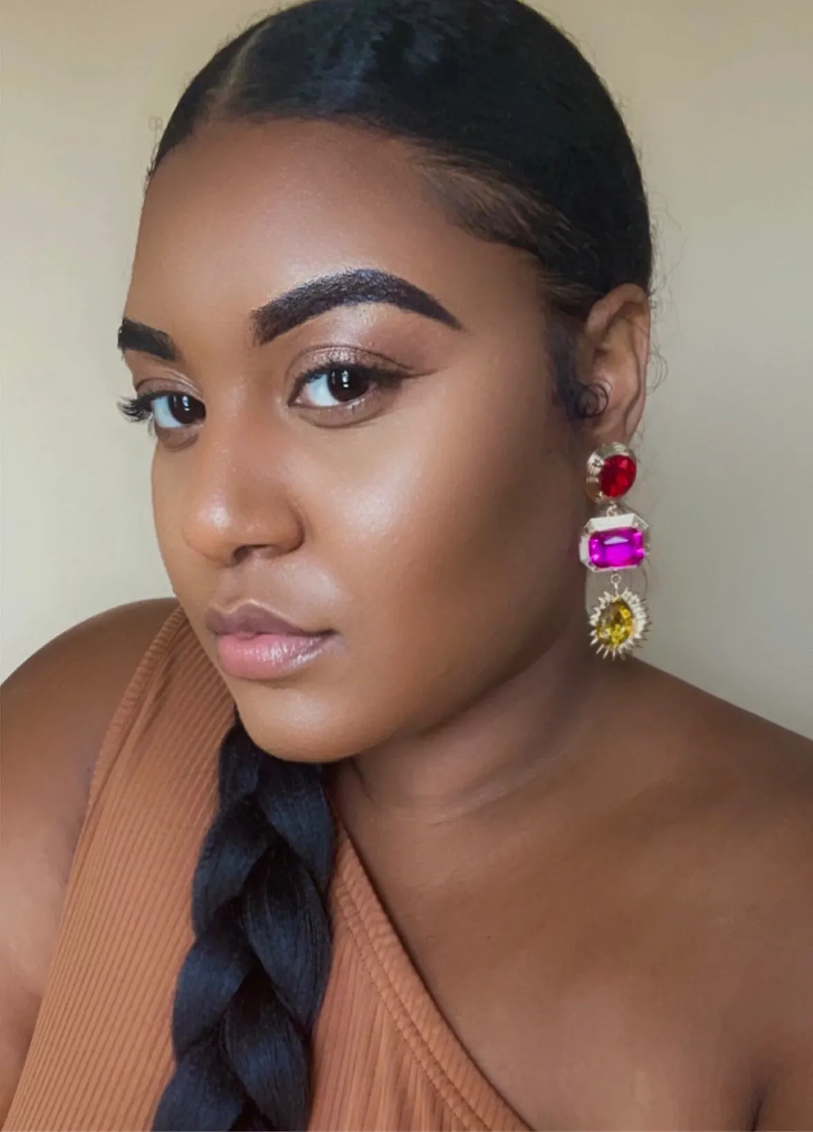 Geometric Drop Earrings