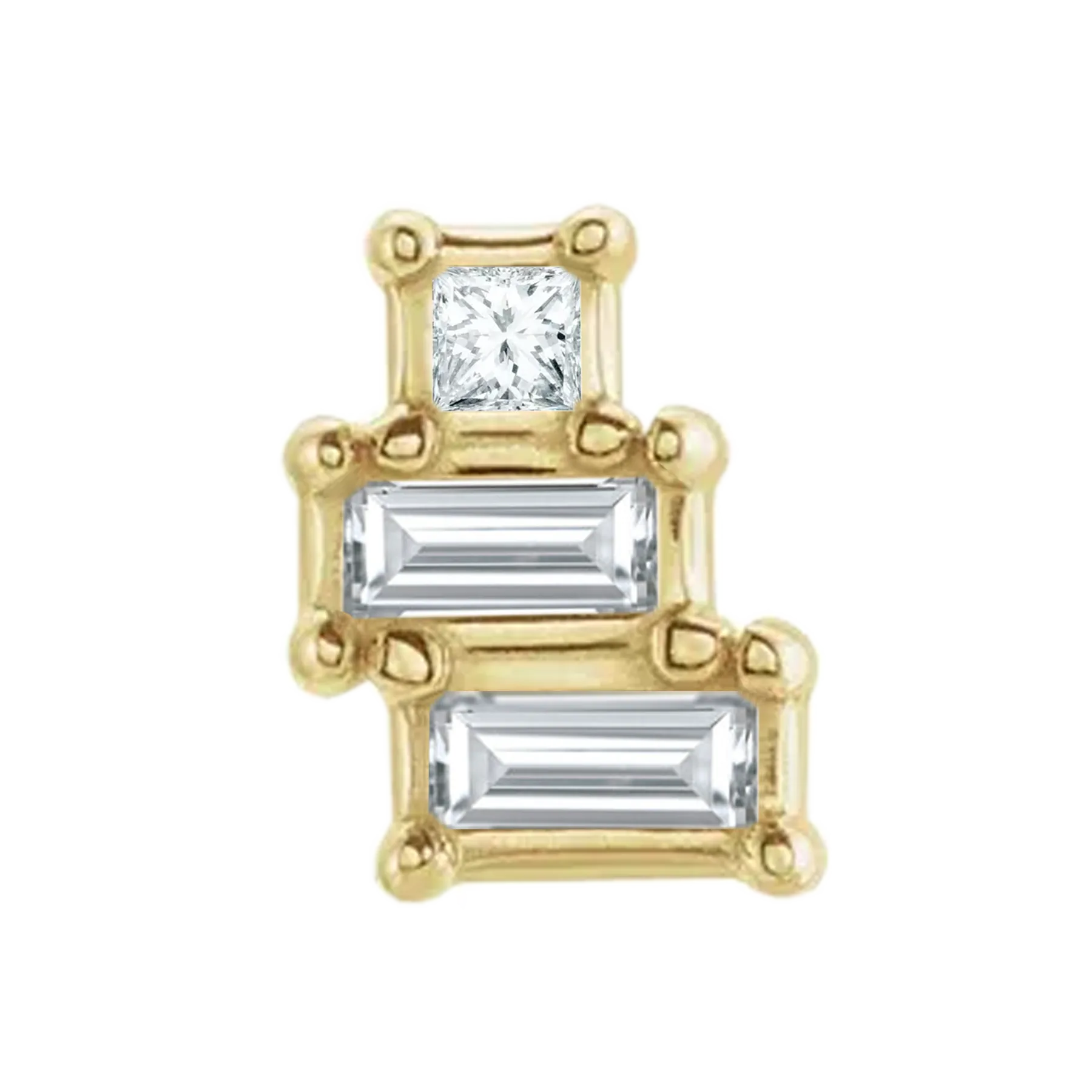 Geometric Earring Stud