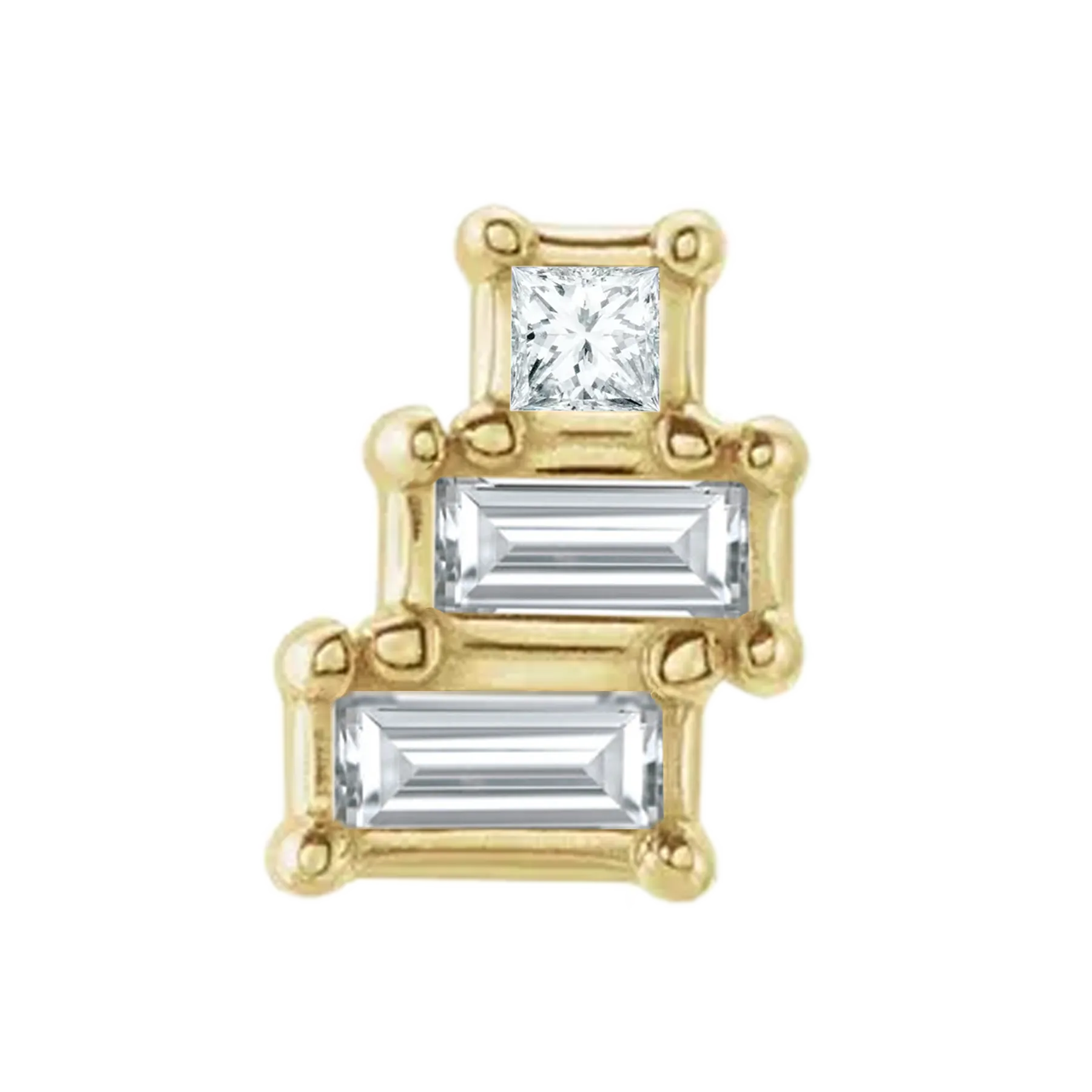 Geometric Earring Stud
