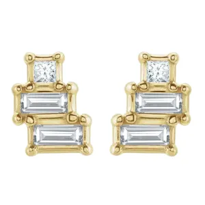 Geometric Earring Studs (Pair)