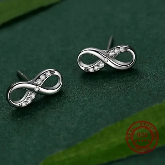 Geometric Line Earrings, Sterling Silver