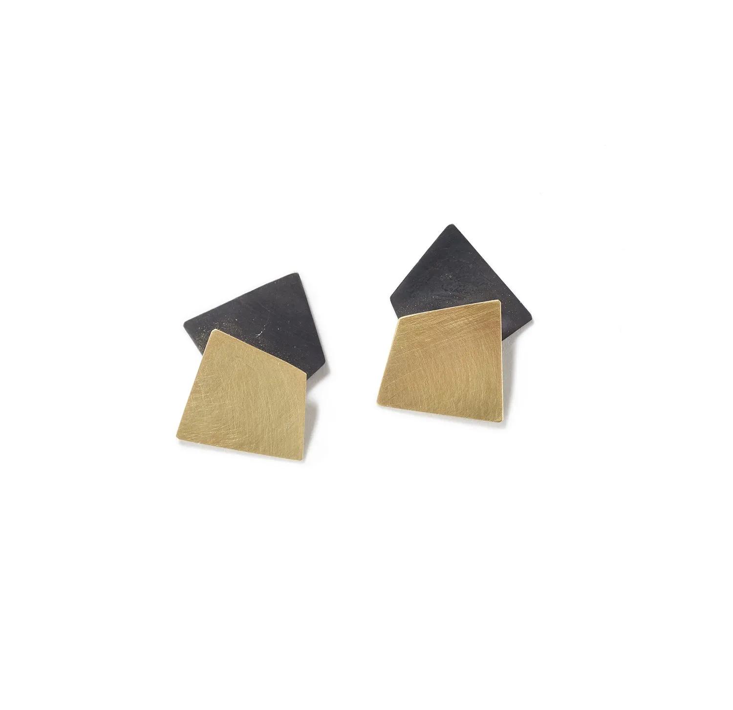 Geometric Overlapping Earrings