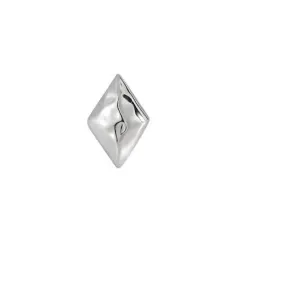 Geometric Sterling Silver Stud Earrings