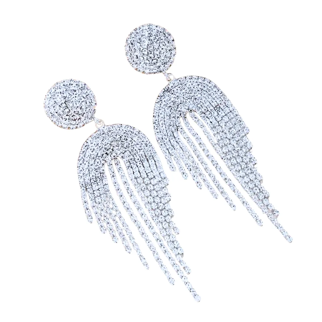 Geometric Tassel Earrings