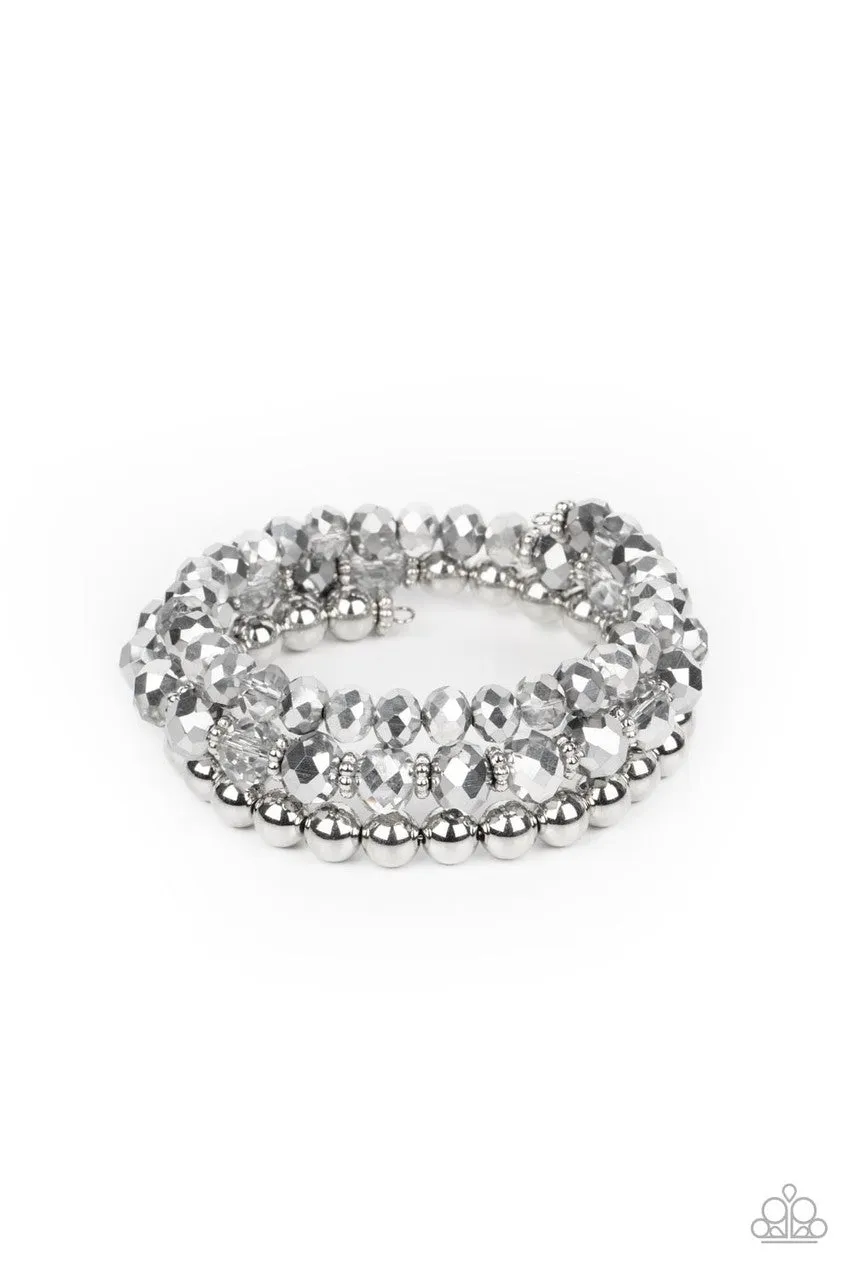 Gimme Gimme Silver Paparazzi Bracelet