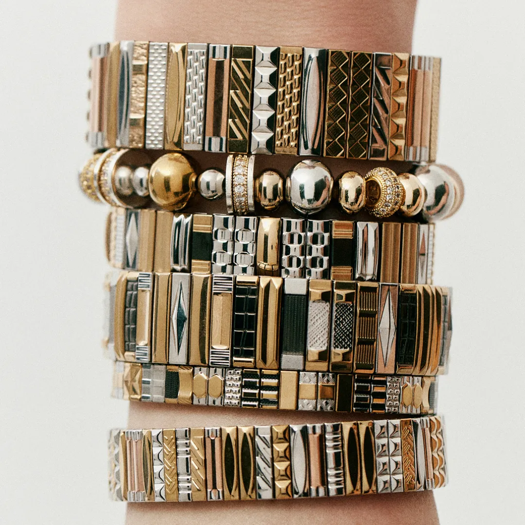 Gold Nefertiti Bracelet by Sigal