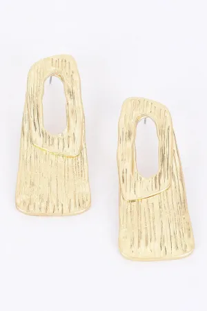 Gold Plated Metal Earring