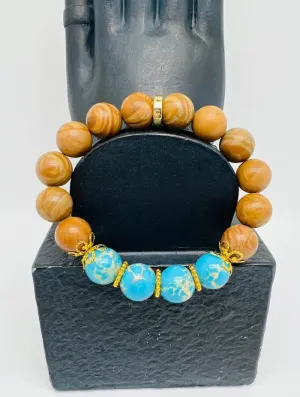 Gold Sky Blue Dessert