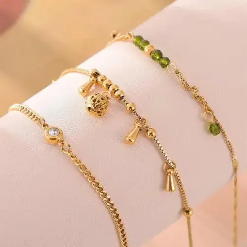 Gold-Toned Necklaces and Anklets