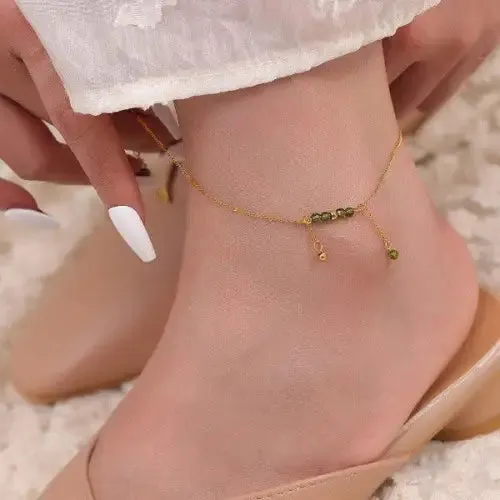 Gold-Toned Necklaces and Anklets