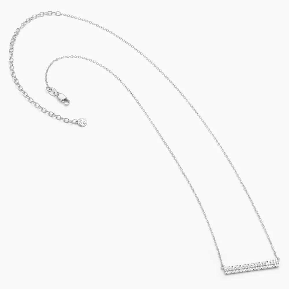 Groovy Bar Pendant Necklace