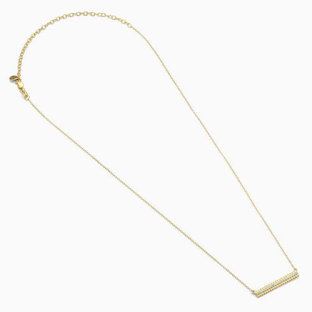 Groovy Bar Pendant Necklace