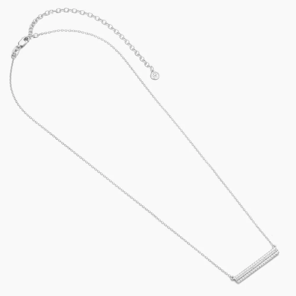 Groovy Bar Pendant Necklace