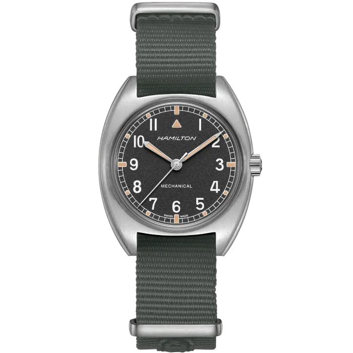 Hamilton Khaki Aviation Pilot Pioneer Mechanical Nato Black