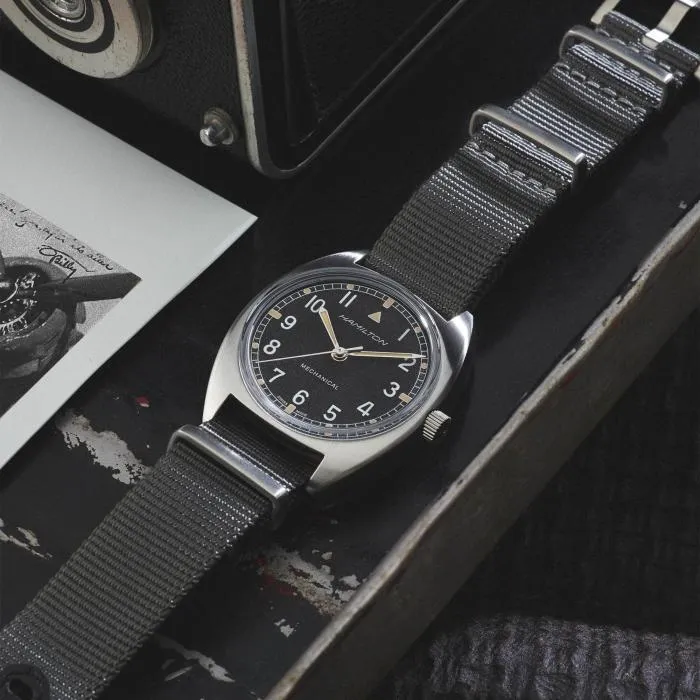Hamilton Khaki Aviation Pilot Pioneer Mechanical Nato Black