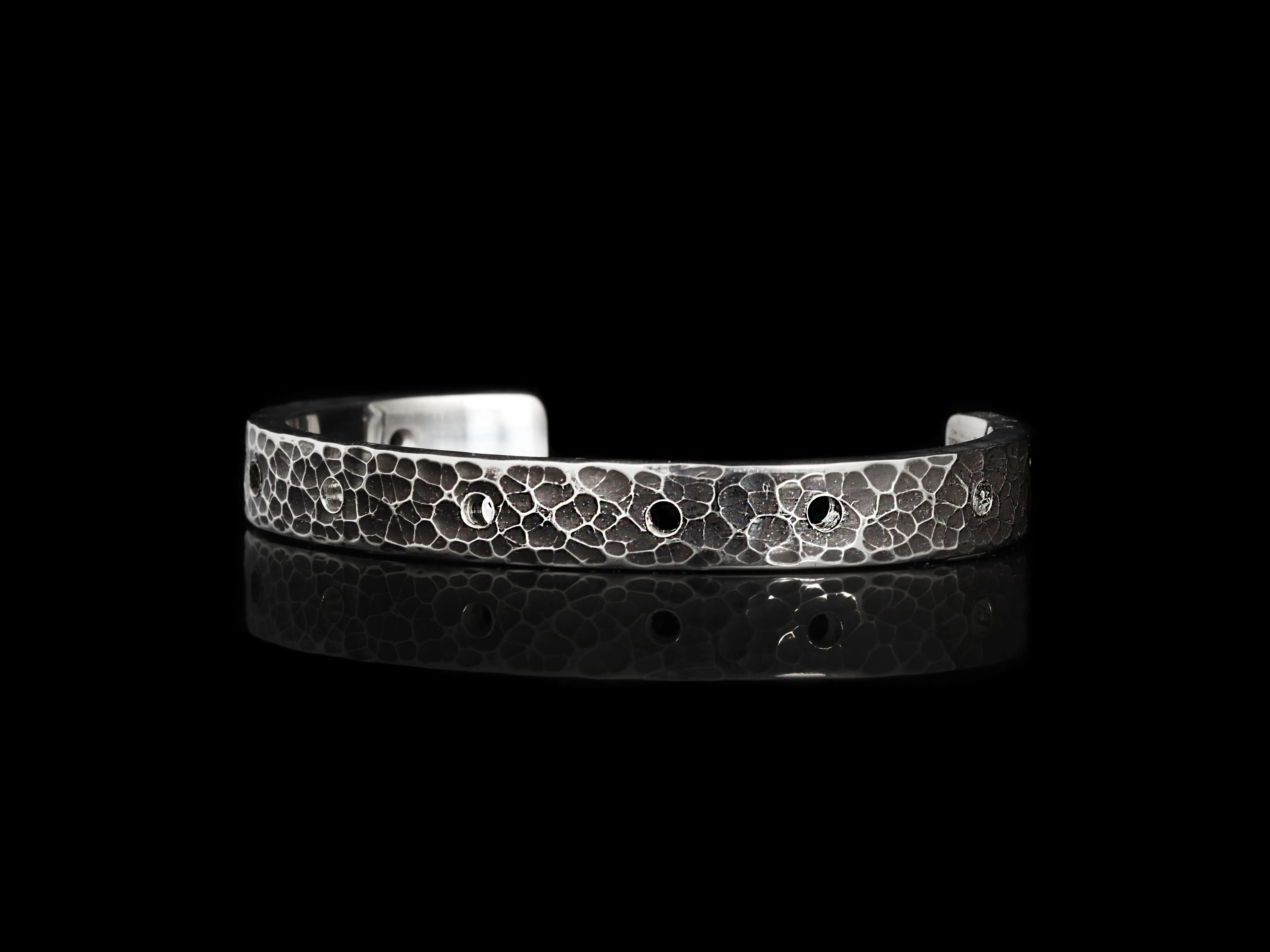 Hammered & Holes Cuff ⅜”