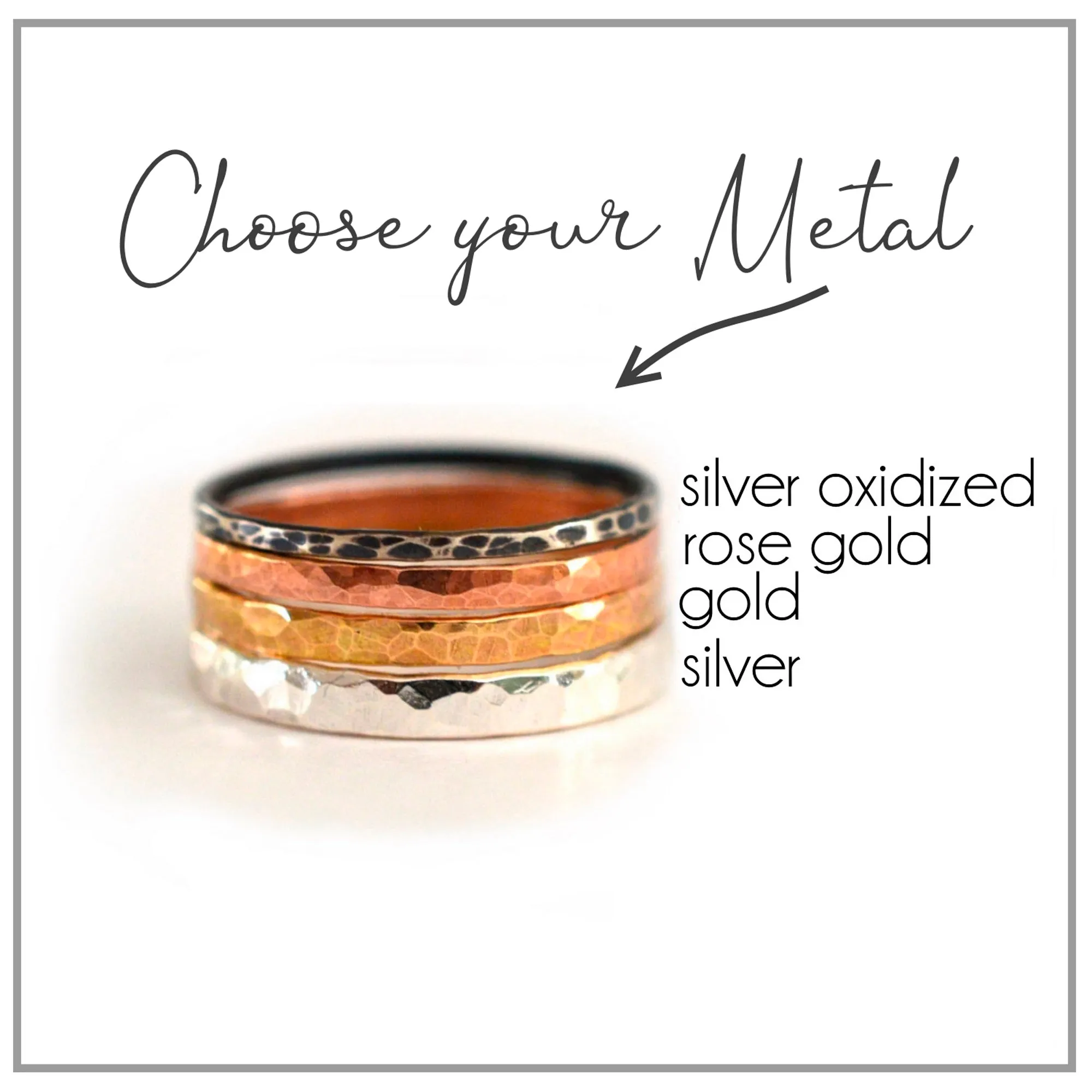 Hammered Circle Post Earring