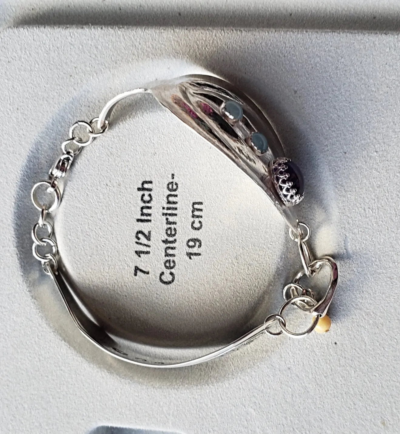 Handmade Vintage Spoon Bracelet - Sterling Silver