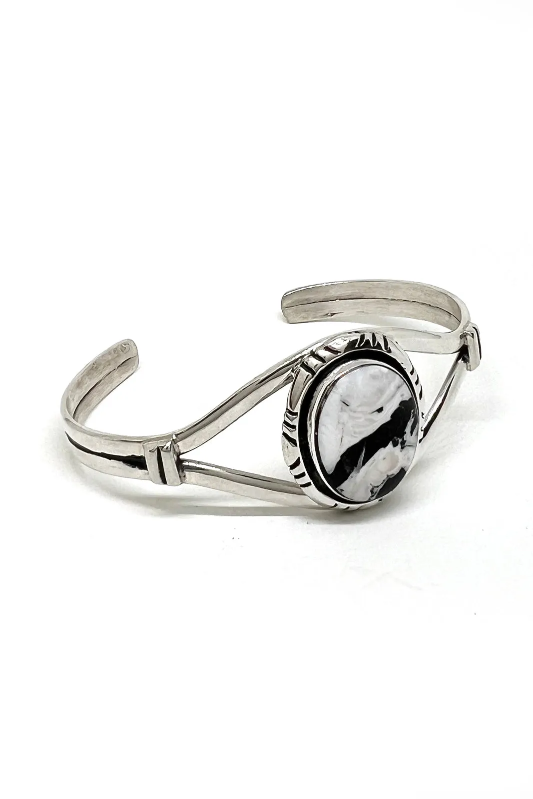 Handmade White Buffalo Cuff Bracelet