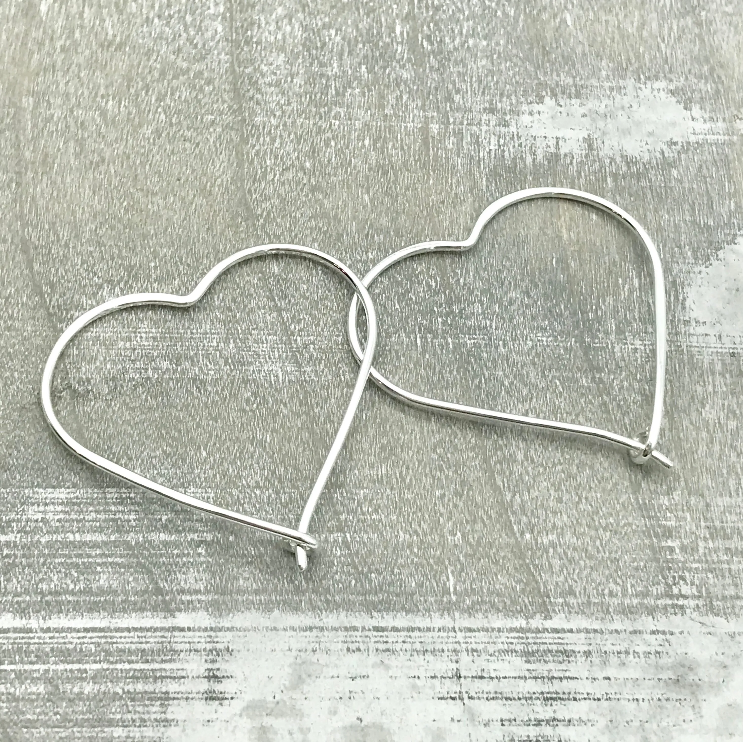 Heart Hoop Earrings