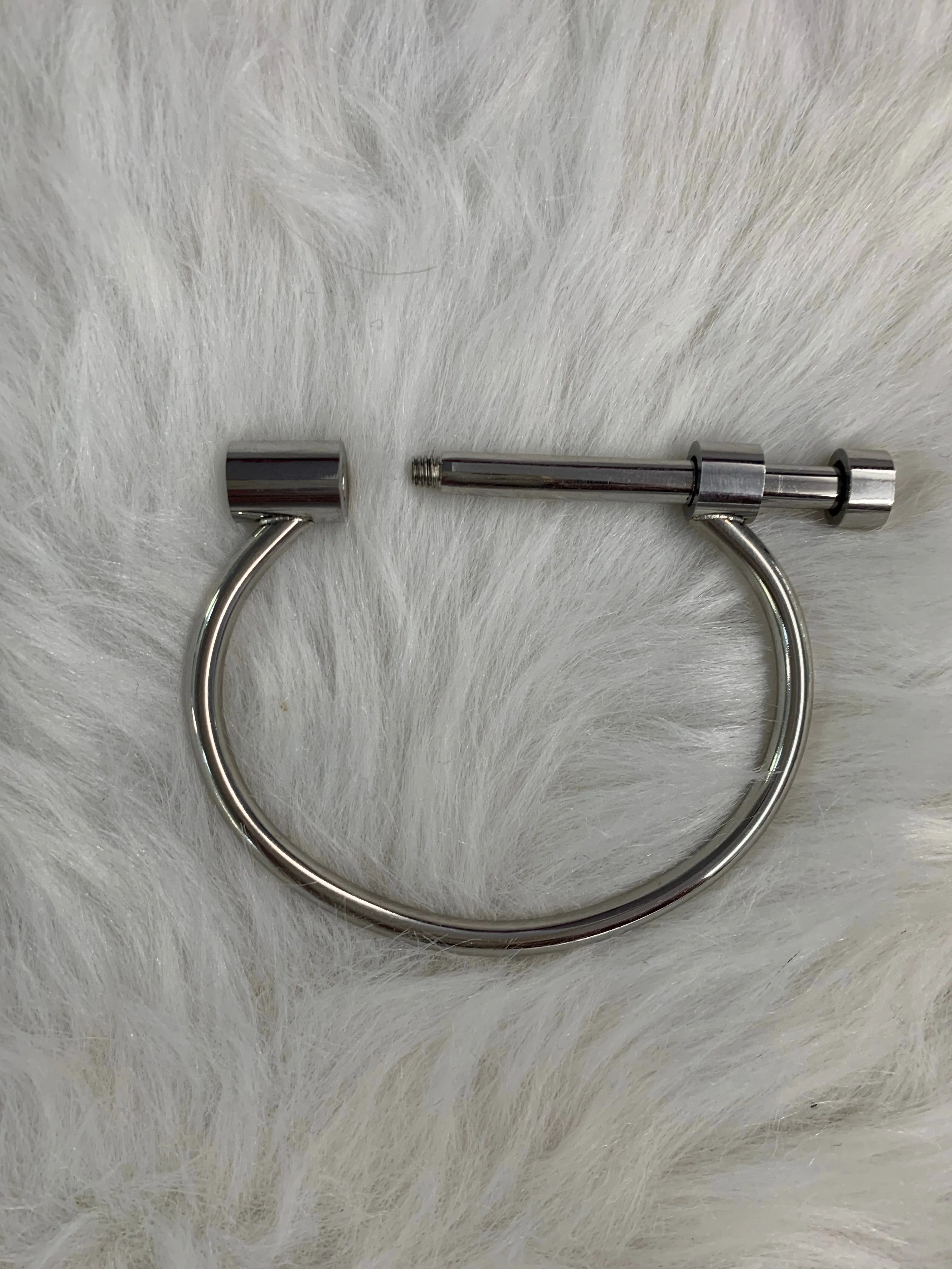 High Bar Cuff Bracelet: Silver