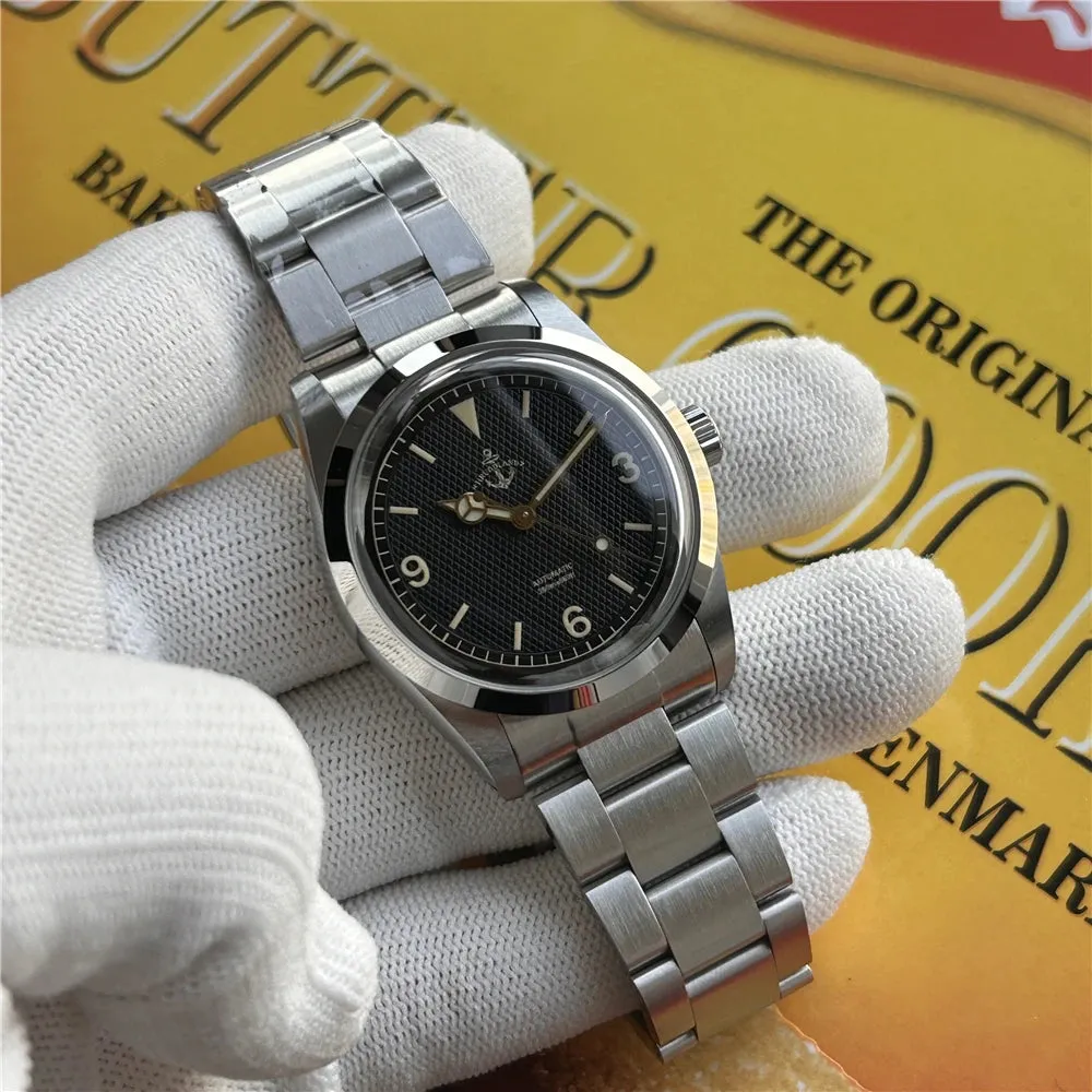 Hruodland 36mm NH38 Vintage Men Watch F029