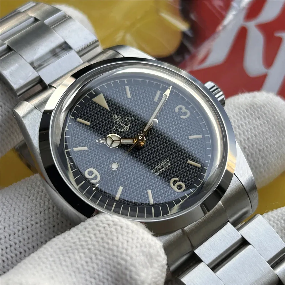 Hruodland 36mm NH38 Vintage Men Watch F029