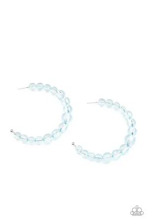 In the Clear Blue Paparazzi Earrings