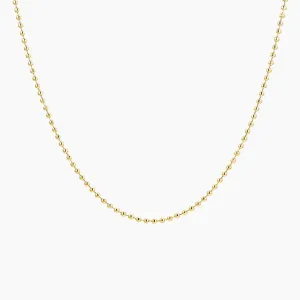 Jaden Mini Beaded Chain Necklace