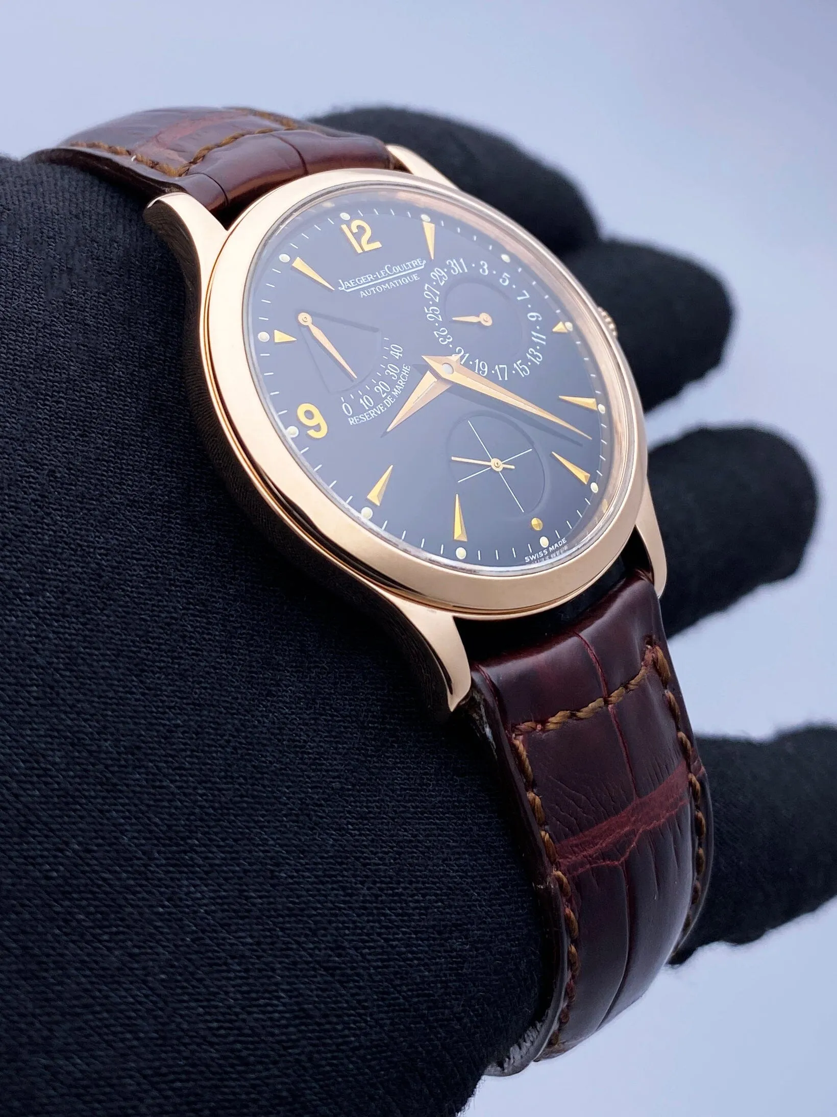 Jaeger Lecoultre Master Control 140.2.93.S Mens Watch